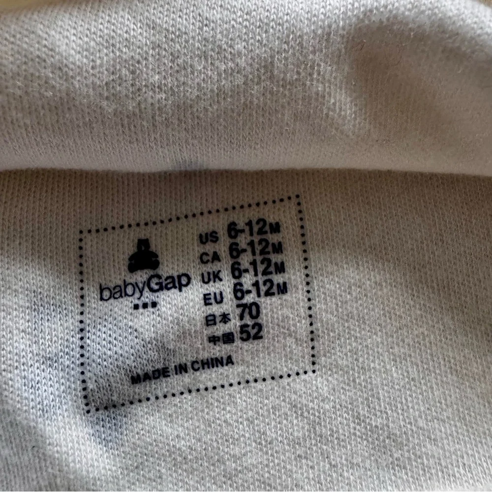 Baby Gap Cotton Beanie Hat with Fox Ears 6-12mos